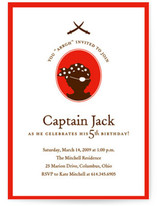 a pirate's life Children's Birthday Party Invitations