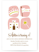 royal celebration Children's Birthday Party Invitations
