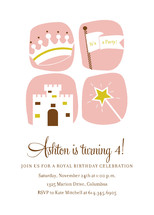 royal celebration Children's Birthday Party Invitations