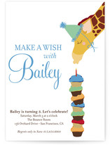 make a wish Children's Birthday Party Invitations