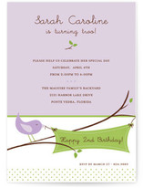 Tweet Tweet Children's Birthday Party Invitations