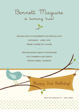 Tweet Tweet Children's Birthday Party Invitations