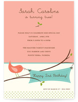 Tweet Tweet Children's Birthday Party Invitations