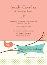 Tweet Tweet Children's Birthday Party Invitations, by Carrie Eckert