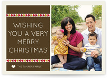 Warmest Wishes Christmas Photo Cards
