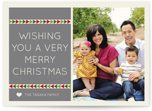 Warmest Wishes Christmas Photo Cards