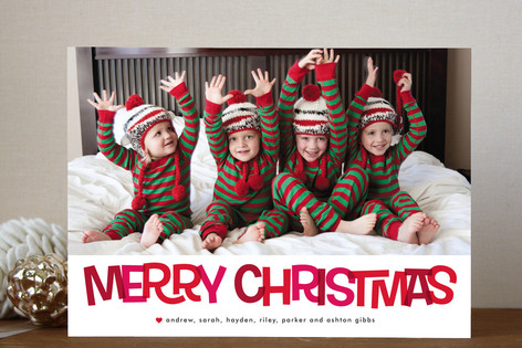 Merry Merry Christmas Photo Cards