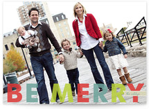 Simple Merry Christmas Photo Cards