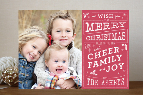 Christmas Cafe Christmas Photo Cards
