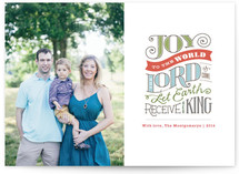 Joy to the World Christmas Photo Cards