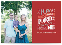 Joy to the World Christmas Photo Cards