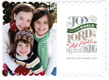 Joy to the World Christmas Photo Cards