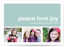 Modern Joy Christmas Photo Cards