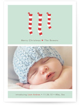 A New Stocking Christmas Photo Cards