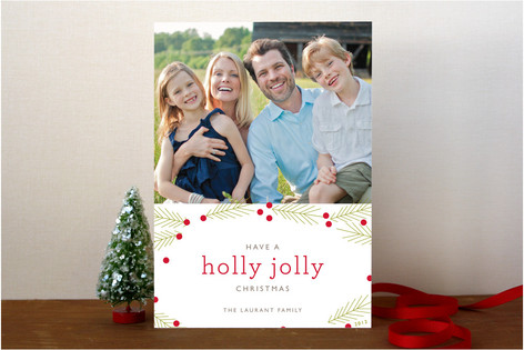 Holly Jolly Christmas Photo Cards