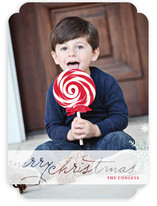 Frosted Christmas Christmas Photo Cards