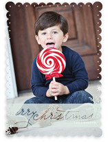Frosted Christmas Christmas Photo Cards
