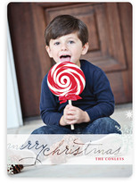 Frosted Christmas Christmas Photo Cards