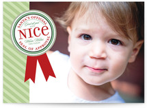 Santa's Seal of Approval Christmas Photo Cards