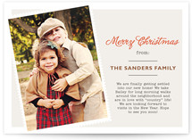 Holiday Letter Christmas Photo Cards