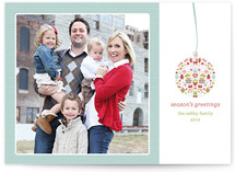 Ornamental Joy Christmas Photo Cards