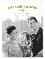 Peaceful Wishes Christmas Photo Cards