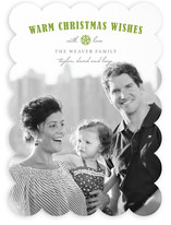 Peaceful Wishes Christmas Photo Cards
