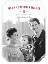 Peaceful Wishes Christmas Photo Cards