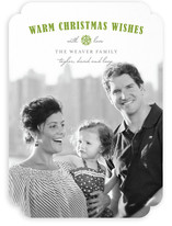 Peaceful Wishes Christmas Photo Cards