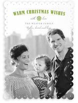 Peaceful Wishes Christmas Photo Cards
