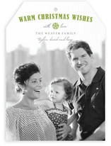 Peaceful Wishes Christmas Photo Cards