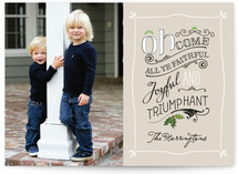 All Ye Faithful Christmas Photo Cards