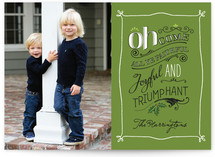 All Ye Faithful Christmas Photo Cards