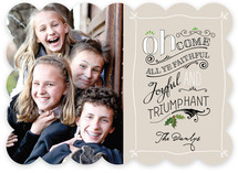 All Ye Faithful Christmas Photo Cards