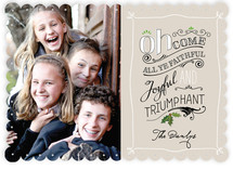 All Ye Faithful Christmas Photo Cards