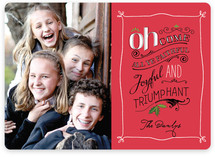 All Ye Faithful Christmas Photo Cards