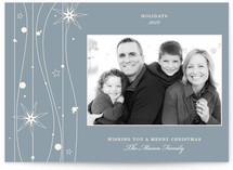 Twilight Stars Christmas Photo Cards