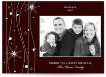 Twilight Stars Christmas Photo Cards