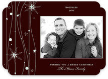 Twilight Stars Christmas Photo Cards
