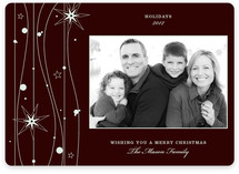 Twilight Stars Christmas Photo Cards