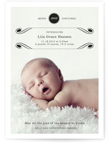 Luxe Flourish Christmas Photo Cards