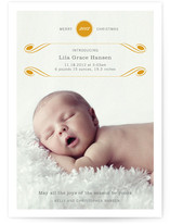 Luxe Flourish Christmas Photo Cards