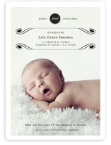 Luxe Flourish Christmas Photo Cards