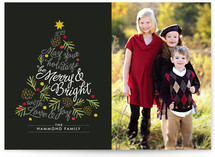 Be Merry and Bright Christmas Photo Cards