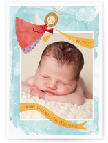 Introduced by the Angels Christmas Photo Cards