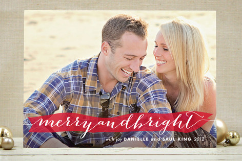 Merry Banner Christmas Photo Cards