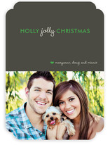 Holly Jolly Xmas Christmas Photo Cards