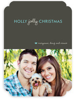 Holly Jolly Xmas Christmas Photo Cards