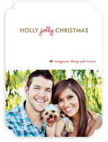 Holly Jolly Xmas Christmas Photo Cards