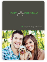 Holly Jolly Xmas Christmas Photo Cards